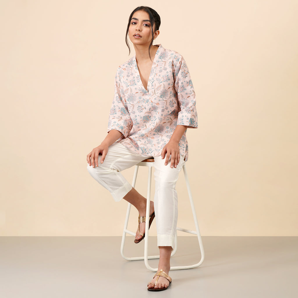 Dahlia Tunic (Blue/Pink) – Celery