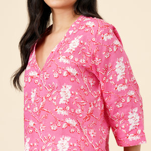 Pushpa Tunic (Pink)