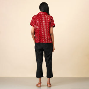 Bandhani Shirt (Red)